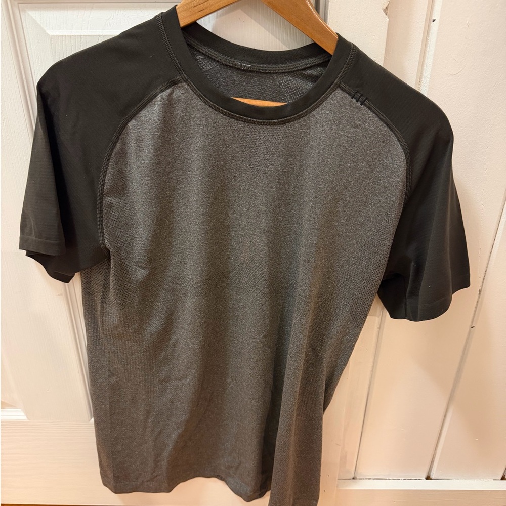 Men's Performance Raglan T-Shirt - Gray/Black
